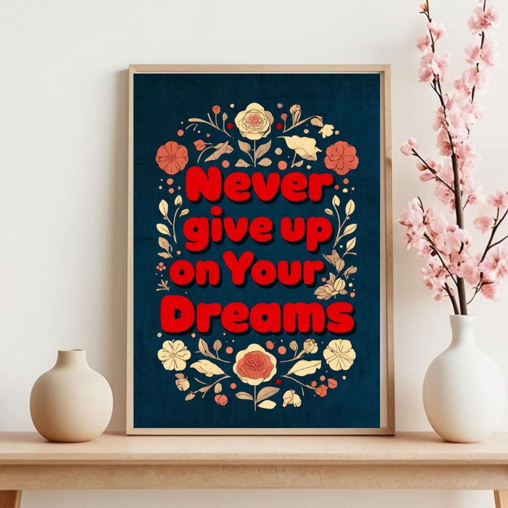 Wall Art 8x 10 Motivational Picture